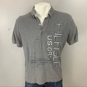Tommy Hilfiger Custom Fit Polo Shirt Sailing Boat